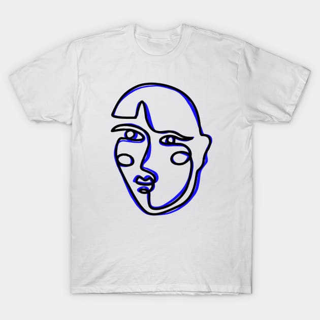 face T-Shirt by Angel Rivas